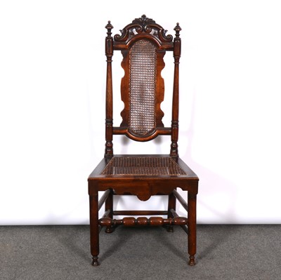 Lot 326 - Queen Anne fruitwood single chair