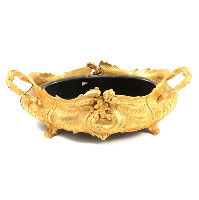 Lot 190 - Reproduction French gilt brass jardiniere