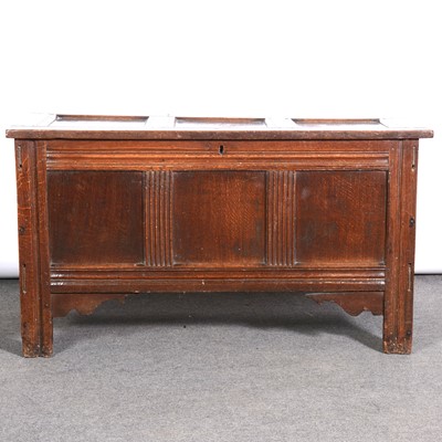 Lot 398 - Joined oak coffer