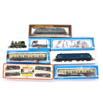 Lot 351 - OO gauge model railways, including LSM 4-6-0 5159 locomotive etc