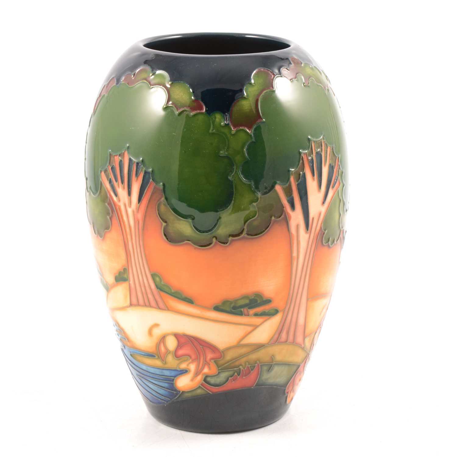 Lot 112 - Moorcroft Pottery - 'Evening Sky' vase.