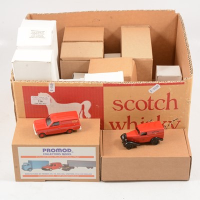 Lot 216 - Promod models, fourteen mostly Royal Mail related, boxed