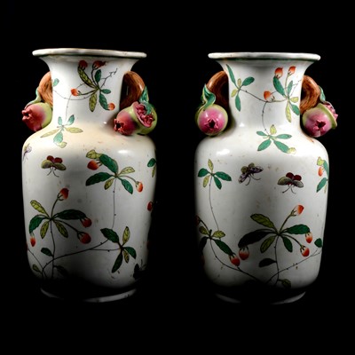 Lot 39 - Pair of Chinese decorative vases, five Continental porcelain figures, etc