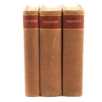 Lot 115 - Nicholas Culpeper, Complete English Family...