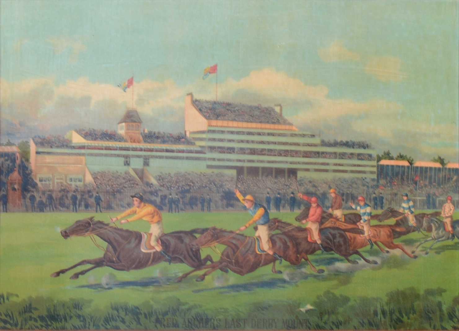 Lot 34 Pair of Derby racing prints