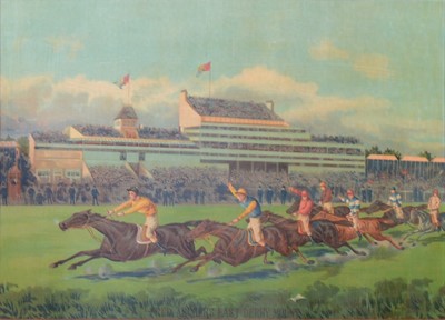 Lot 34 - Pair of Derby racing prints