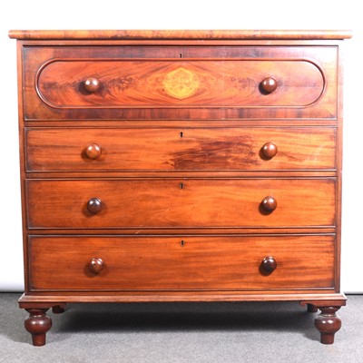 Lot 394 - Large Victorian mahogany chest of drawers