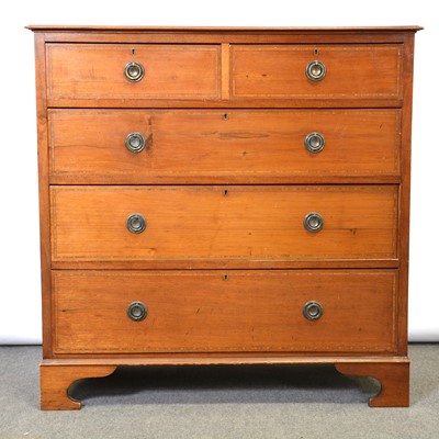 Lot 97 - Edwardian mahogany chest of drawers