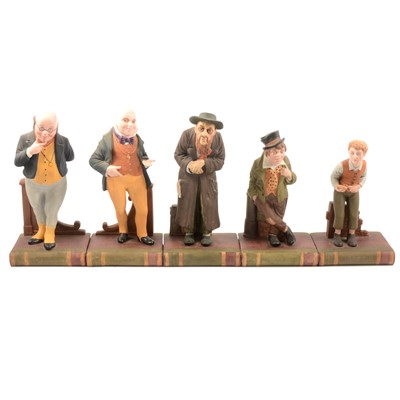 Lot 26 - Set of five Aynsley Dickens Series figurines