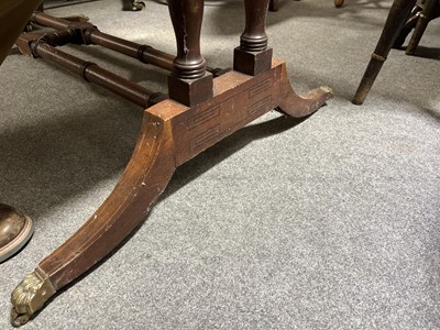 Lot 71 - Mahogany sofa table, late 19th century
