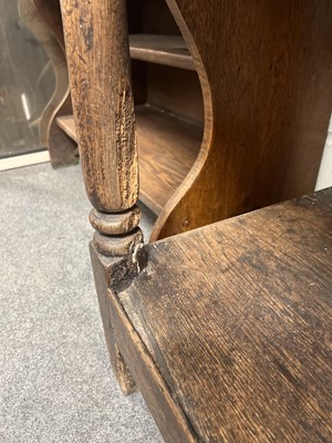 Lot 466 - A joined oak dresser, circa 1800