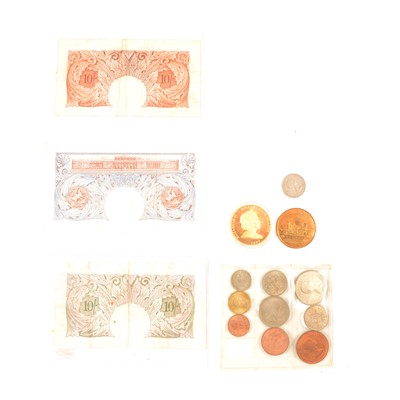 Lot 211 - Collection of mainly 19th century and later coins and banknotes.