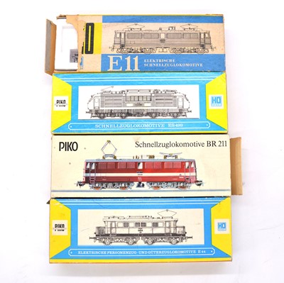 Lot 295 - Four Piko HO gauge model railway locomotives including BR211 035-1 etc