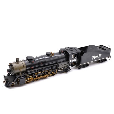 Lot 100 - Aster Hobbie Gauge 1 / G gauge live steam locomotive with tender, 2-6-4 'Norfolk & Western'