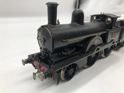 Lot 49 - James Stanley Beeson scratch-built Fine Scale O gauge locomotive and tender, 'Belted Will'
