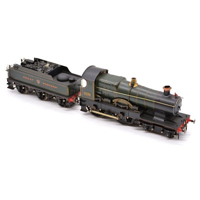 Lot 41 - Hunt scratch-built Fine Scale O gauge locomotive and tender, 'City of Hereford' City Class 4-4-0