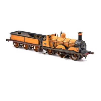 Lot 362 - A scratch-built Fine Scale OO gauge locomotive with tender, LBSCR 0-4-2 'Gladstone'