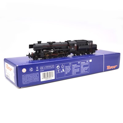 Lot 380 - Roco HO gauge model railway locomotive with tender, ref 62271 OBB 52.5070, boxed.