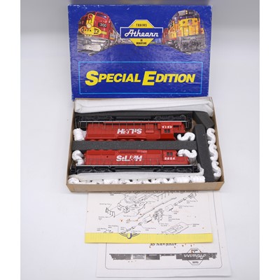 Lot 411 - Athearns Special Edition HO gauge model railway locomotive set, ref 2215