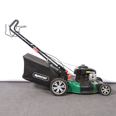 Lot 210 - Qualcast petrol mower, Briggs & Stratton 550E series, 140cc