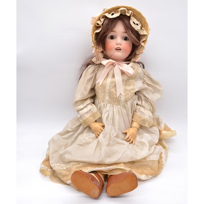 Lot 1002 - Catterfelder Puppenfabrik, German bisque head doll, 264 head stamp