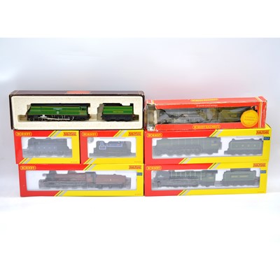 Lot 307 - Seven Hornby OO gauge model railway locomotives