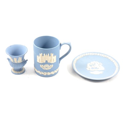 Lot 74 - Wedgwood Christmas mugs, Mother plates, Christmas plates, royal wedding plates and other items.