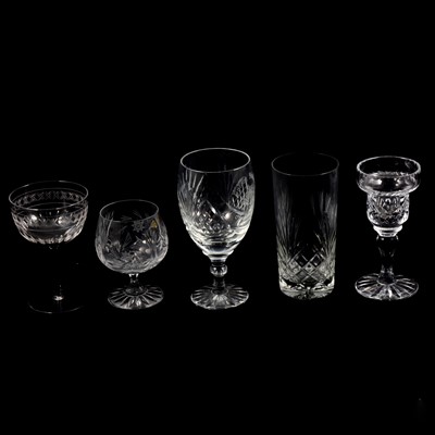 Lot 90B - Two boxes of assorted household glassware