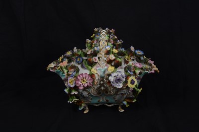 Lot 122 - Dresden porcelain basket