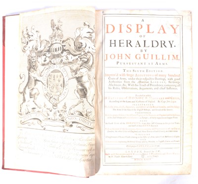 Lot 39 - John Guillim, A Display of Heraldry
