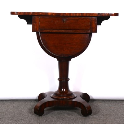 Lot 340 - William IV mahogany work table