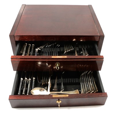 Lot 106 - Part canteen of Robbe & Berking silver-plated cutlery.