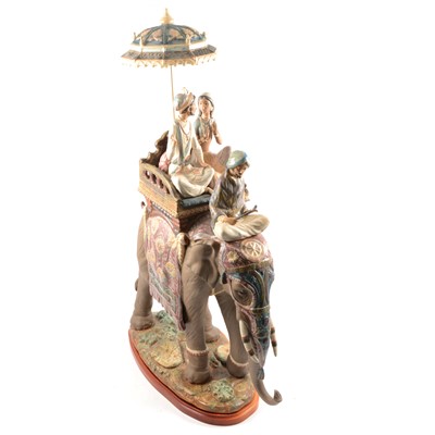 Lot 139 - Large Lladro porcelain group, The Road to Mandalay