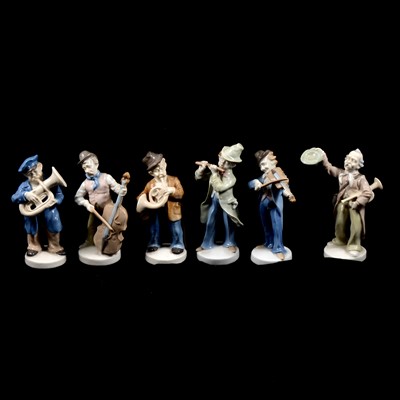 Lot 53 - Six-piece German porcelain band, by Grafenthal