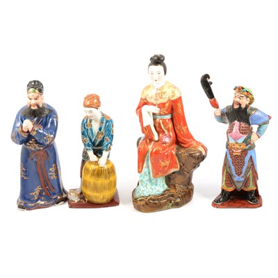 Lot 75 - Four Asian porcelain figures