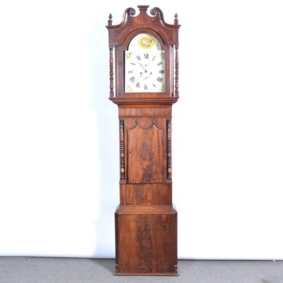 Lot 310 - Mahogany longcase clock