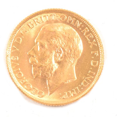 Lot 138 - A Gold Full Sovereign Coin, George V 1918.