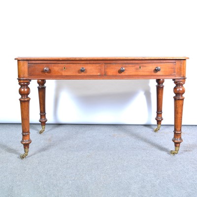 Lot 430 - Victorian mahogany library table