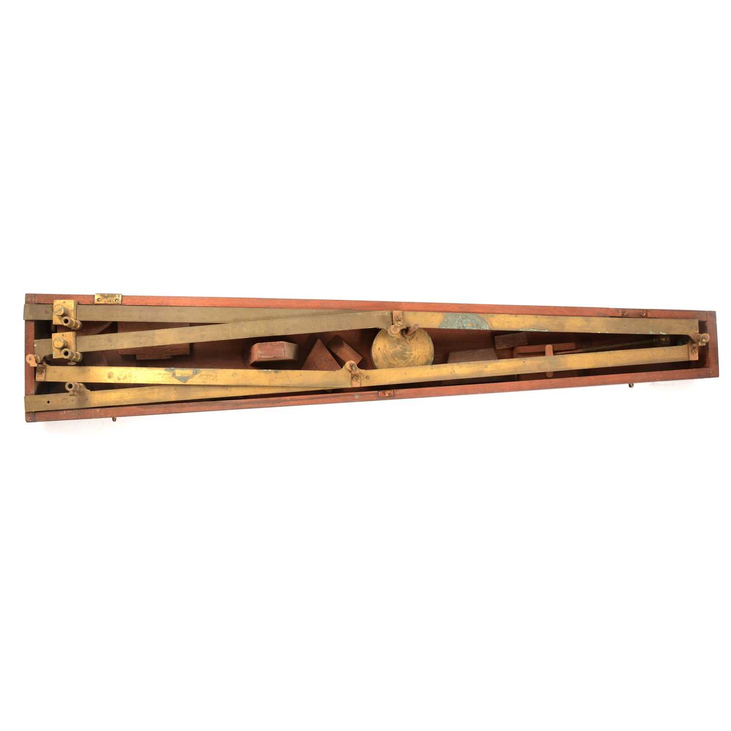 Lot 221 - Lacquered brass pantograph, by Elliott, Holborn, London