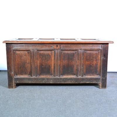 Lot 483 - Joined oak coffer