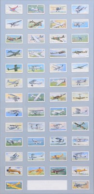 Lot 204 - RAF greatcoat, fencing foil, and cigarette cards