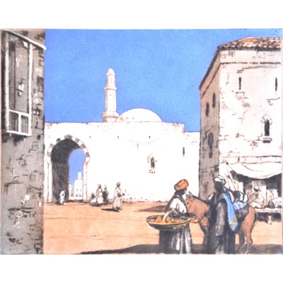 Lot 506 - Edgar L Pattison, A Moorish Courtyard