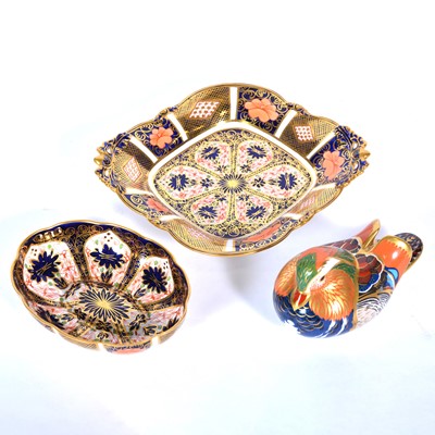 Lot 7 - Three items of Royal Crown Derby.