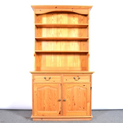 Lot 465 - Modern pine kitchen dresser