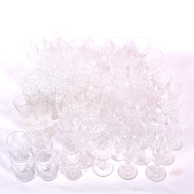 Lot 66 - Set of Edinburgh crystal wine glasses, and other table crystal.