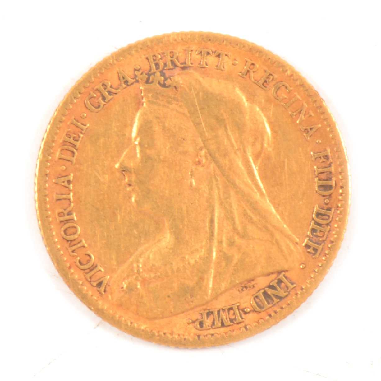 Lot 148 - A Gold Half Sovereign Coin.