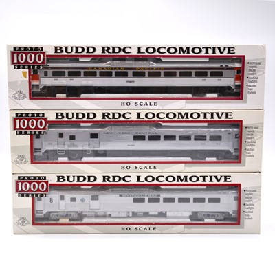 Lot 231 - Three Life-Like Trains HO gauge model railway Proto 1000 series Budd RDC locomotives