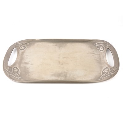 Lot 51 - Tudric pewter tray, designed by Archibald Knox for Liberty & Co