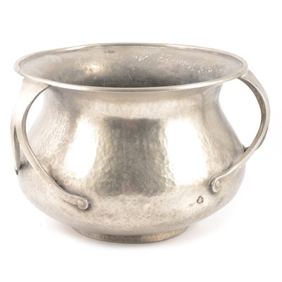 Lot 55 - Tudric pewter jardiniere, attributed to Oliver Baker for Liberty & Co.