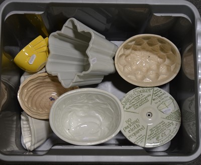 Lot 69 - Quantity of ceramic jelly moulds and Kitchenalia